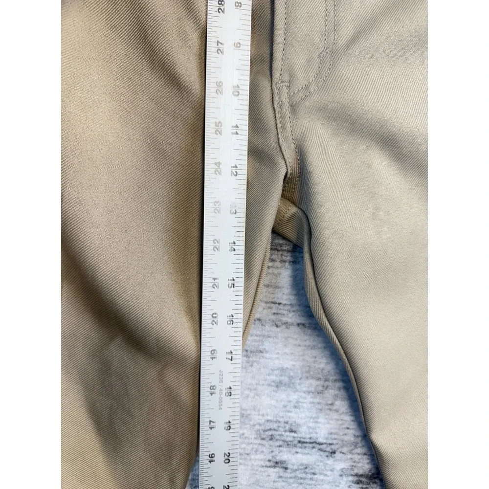 Levis 517 Bootcut Sta-Prest‎ Pants Mens 40x30 Tan Khaki Polyester Trousers
